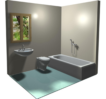 Suitable for bath-to-shower conversions Suitable for bath-to-shower conversions