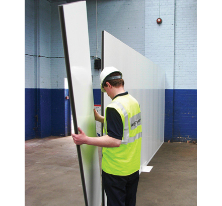 Hoardfast quick-fit temporary modular screen Hoardfast quick-fit temporary modular screen