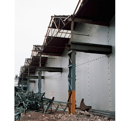 Flexiscreen® as a temporary external wall Flexiscreen® as a temporary external wall