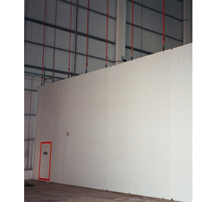 Flexiscreen® part-height building screen Flexiscreen® part-height building screen