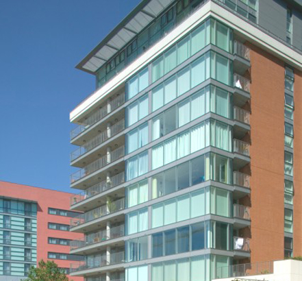 Reynaers CS68 thermally improved, three-chamber window system was also used on the project Reynaers CS68 thermally improved, three-chamber window system was also used on the project