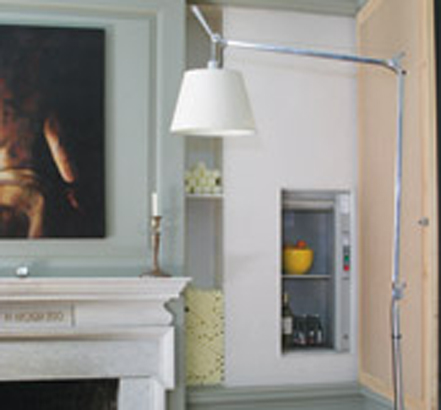 50kg Microlift in private Spitalfields 4-storey home 50kg Microlift in private Spitalfields 4-storey home