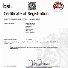 9001:2015 certificate