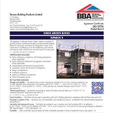 BBA Certificate Supabloc 8