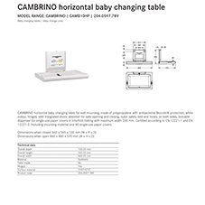Cambrino Baby Changing Units