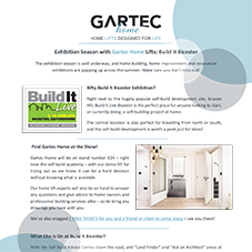 Gartec Home Lifts at Build It Bicester 2018