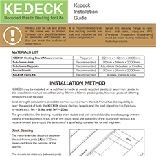 KeDeck Install Guide