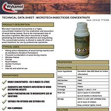 Microtech Insecticide Concentrate Datasheet
