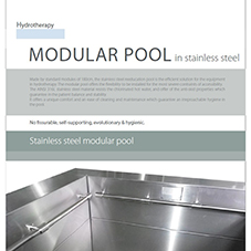 Modular Pool in Stainless Steel
