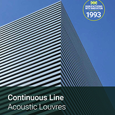Continuous Line Acoustic Louvres