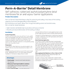 Perm-A-Barrier Detail Membrane product data