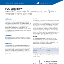 PVC Edgetie product data