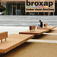 Broxap timber street furniture