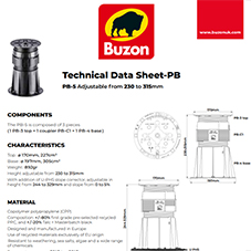 Technical Datasheet PB5 230-315mm