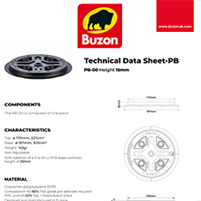 Technical Datasheet PB-00 15mm