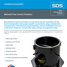 Weholite Flow Control Chambers
