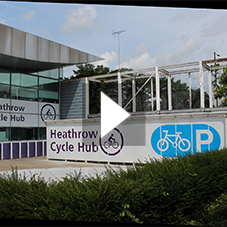 Heathrow Cyclehub by Cyclepods Ltd