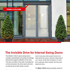 iMotion 1302.KI invisible swing door drive