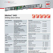 iMotion 2401 sliding door drive