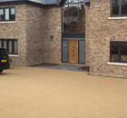 Cuffley Eco Home surrounded by SuDS compliant surfacing