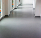 Hard-wearing flooring system for Southmead Hospital