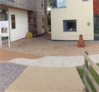 Prevent flooding with resin bound surfacing