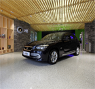 Sparkling terrazzo flooring for BMW