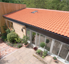 Roof renovation using clay interlocking tiles