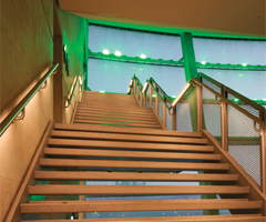LED handrail at The SSE Hydro Arena