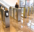Security entrance system complements design at Heron Tower