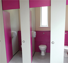 Privacy cubicles at Thornton Grammar School