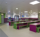 Polysafe Verona for The Sutton Academy dining hall