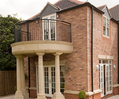 High-quality cast stone porticos add style & value