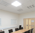 Solarspot tubular lighting for meeting room