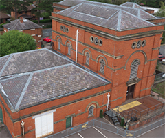 Aerial drone survey of heritage asset