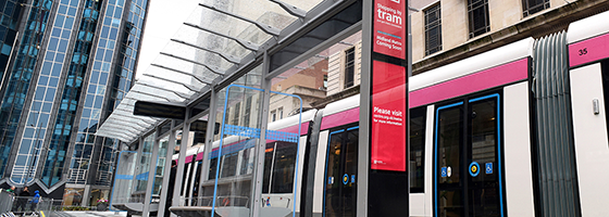 Broxap chosen for Centro Birmingham Tram Stops