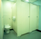 Harrogate Hospital, Yorkshire. Equinox cubicles and IPS pre-plumbed panels.