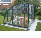 Hampden Way nursery school. Buggy shelter. Hampden Way nursery school. Buggy shelter.