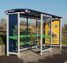 Queensbury's ZIP Bus Shelters for A3 Bus Priority Corridor