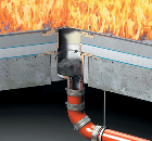 Building drainage systems provide functional fire protection