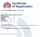 BASF holds the ISO 9001:2008 accreditation BASF holds the ISO 9001:2008 accreditation