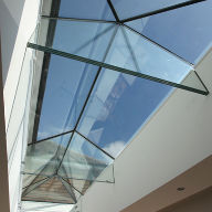 IQ Glass' Frameless Structural Glass Lantern IQ Glass' Frameless Structural Glass Lantern