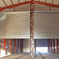 10 metre high Gilgen doors keep wind turbine pylon production moving