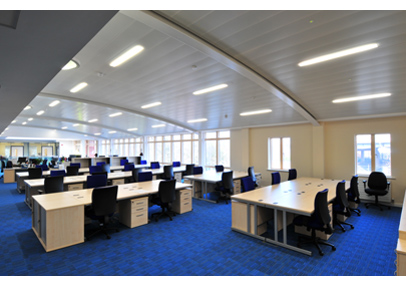 Armstrong Ceilings follow the curve at Police Motorway HQ