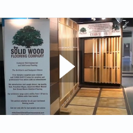 Wood Flooring Display at The Building Centre London