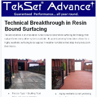 Technical Breakthrough in Resin Bound Surfacing