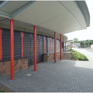 Integr8 180C security shutter system at the new St Xaviers Primary School