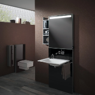 Timeless design combines with contemporary functionality with Emco’s Monolith accessories