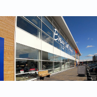 Metal Technology's curtain walling system used at Tesco