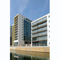 Metal Technology's System 17 High Rise Curtain Walling used at Bow Common Lane
